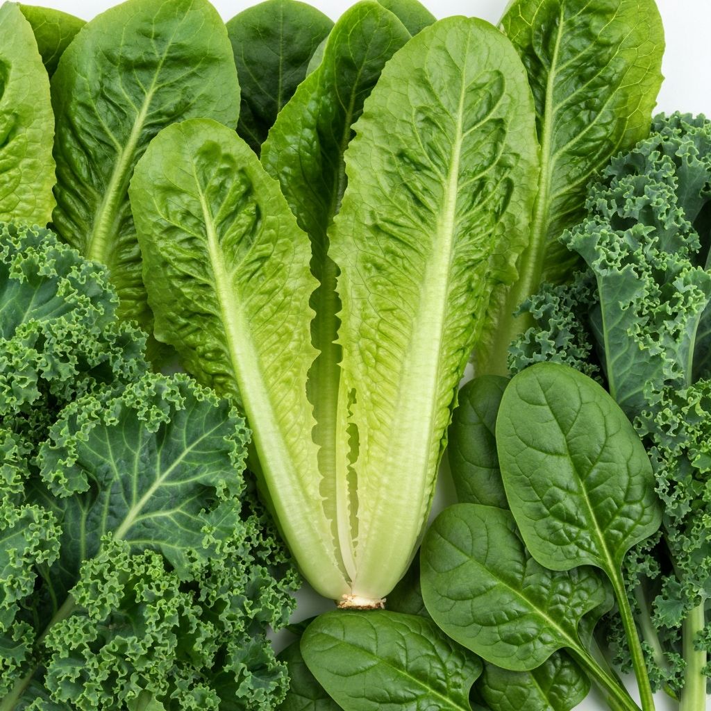 Makrofotografia świeżych zielonych warzyw liściastych